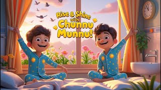 Rise & Shine with Chunnu Munnu | Morning Routine Song for Kids | Wake Up, Learn & Play