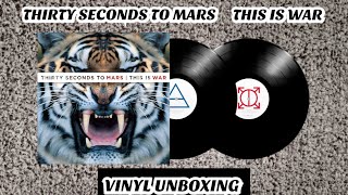 THIRTY SECONDS TO MARS - THIS IS WAR (VINYL UNBOXING)