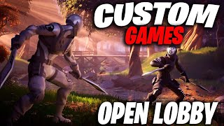 FORTNITE ( CUSTOM GAMES ) OPEN LOBBY NA-WEST SERVER ( ITEM SHOP ) COUNTDOWN LIVE