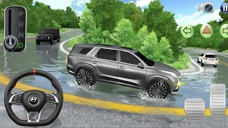 New orange colour Mercedes Benz car parking-3d driving class game play video||#cargame #gameplay