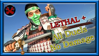 Ghost of Tsushima All Duels No Damage Lethal +