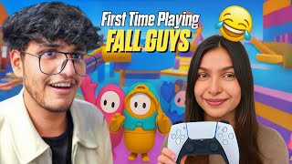 Ruchika’s FIRST TIME Playing FALL GUYS with Nischay! (Chaotic & Funny Moments!)
