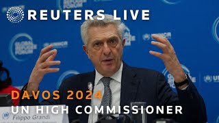LIVE: UN High Commissioner for Refugees speaks at Davos 2024