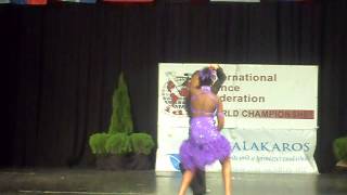 The Kids of Salsa Naturally dance the Bachatta in IDF World Dance Championships.