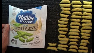 ASMR -Whispering & Eating Veggie Pea Crisps-Australian Accent- Discuss in a Quiet Whisper & Crinkles