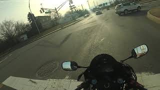 Winter cruise on the CBR600RR