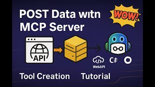 POST Data with MCP Server Tool | GitHub Copilot + WebAPI + C# Tutorial