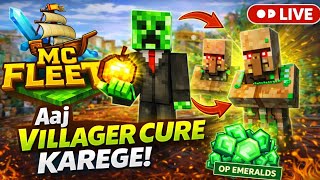 Villager Cure = OP Emeralds 💎 | MC Fleet LIVE