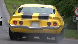 Retro Cars Leaving a Car Show (Castle Howard Classic Car Show 2025)!!!