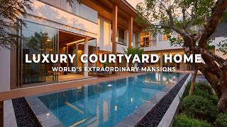 Modern Tropical Mansion with Courtyard Living | Open to Nature | Wellness Design | Interior Design