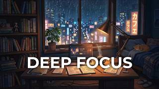 Deep Focus Lofi Music with Soft Rain | 3 Hours 40 Minutes for Study, Work & Coding