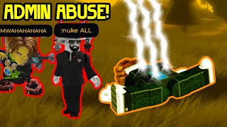 ADMIN ABUSE in Roblox Jailbreak?!