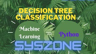 Machine Learning |Machine Learning Python|Supervised Machine Learning Decision Tree Classification