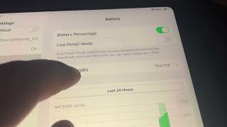 How come newer Ipads like ipad 11 let's you see Battery Health but no Older Ipad's like Ipad 9?