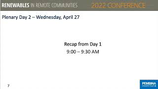 RiRC 2022 Plenary Day 2 - Recap from Day 1: thoughts, highlights, policy recommendations