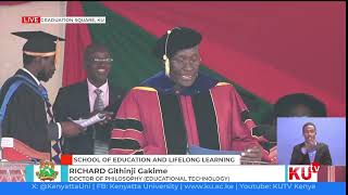 Conferement of PhD Degrees at Kenyatta Univeristy 59th Graduation