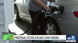 Pritzker proposes year-round use of E-15 gas in letter to Congress