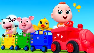 Finger Family Farm Animals | The Animals On The Farm | PulkaCoco Nursery Rhymes & Kids Songs