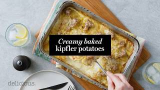 Creamy potato bake with pork sausage meat recipe | delicious. Australia
