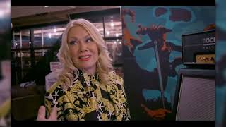 Nancy Wilson at The Rock & Roll Hall of Fame's retro studio