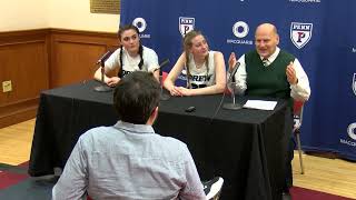 Drew University Women's Basketball Post-Game Press Conference at the Palestra