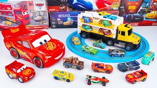Disney Pixar Cars Unboxing Review | Disney Pixar Cars Go Toy Truck Race Track | Lightning McQueen