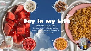 Day in my Life ♡ | Aesthetic vlog Indian🌷| skincare🎀, ramen🍧🫧🍒 #minivlog #food #weeklyvlog #explore