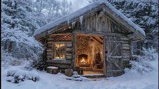 Peaceful Snowbound Hearth ❄️ Medieval Ambient Music for Focus & Study (1 Hour)