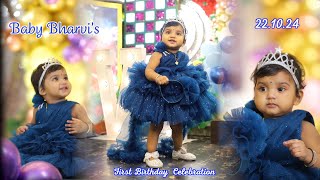 BHARVI'S 1ST BIRTHDAY HIGHLIGHT BY SMILEWAYS STUDIO