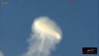 Sudden Cloud Formation Triggered by UAPs