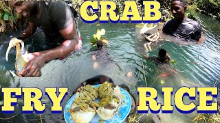 HUNTING FOR HUGE MUD CRABS/LAND CRABS WITH THE BOYS EPIC CRAB EGG FRY RICE