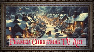 Framed Christmas TV Art - No Ads