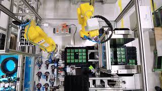 Zautomatyzowana linia montażowa IOT z 7 robotami FANUC. Wysoka prędkość, precyzja i wszechstronność