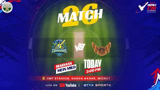 🔴 LIVE: Meerut T20 League 2026 Match 26 | Meerut Cant Commandos vs Shubham Smashers