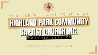 Worship Service at HPCBC | September 15, 2024