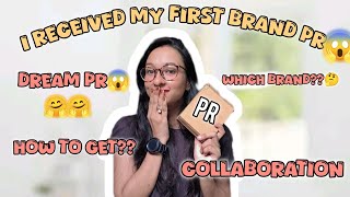 I got my first*BRAND PR* 😱 ll Collaboration with BRAND