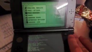 RomanVault 3DS - A WIP Homebrew Visual Novel [Potato quality video demonstration]
