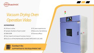 Vacuum Drying Oven Operation Video