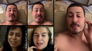 Vivo Hoje || Carlinhos Maia Deitado na cama relaxando e conversando com a fanbase 🌹💖