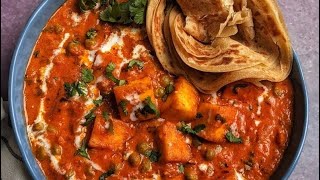 Mutter Paneer dhaba style ||मटर पनीर की सब्ज़ी ढाबे जैसी || cottage cheese and green peas recipe