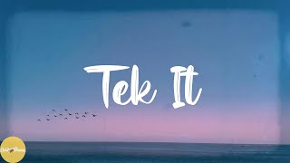 Cafuné - Tek It (Lyrics)