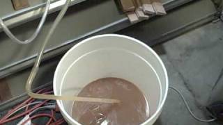 Racking uphill using Gomco aspirator