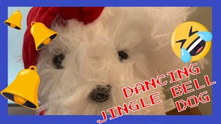 DANCING JINGLE BELL DOG