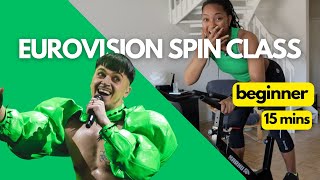 15 minute Spin Workout to Eurovision Songs 2023  - Käärija, Loreen, & more
