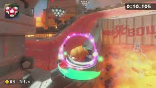 Mario Kart World - Bowser's Castle Lava Jump Shortcut NISC (Charge Jump Method)