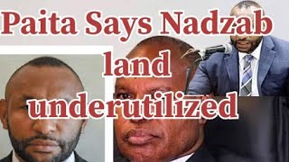 Morobe Governor Rainbo Paita Says Nadzab Land Underutilized 