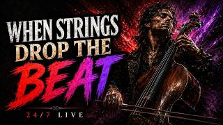 When Strings Drop the Beat — 24H Dark Techno Live