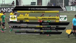 ΑΡΗΣ - ΕΡΜΗΣ ΖΩΝΙΑΝΩΝ 1-3 (best of) 13η ΑΓ 20/12/25