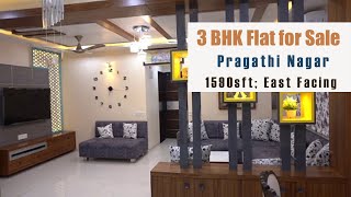 3 BHK Flat For Sale in Pragathi Nagar #3BHKFlat || Flats in Prgathi Nagar Kukatpally