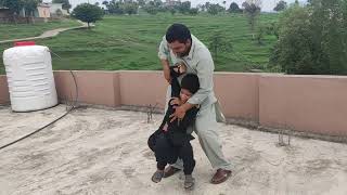 chote bateje ke sath masti mazaq